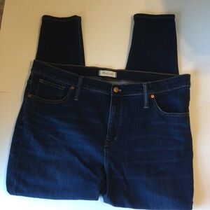 Madewell Dark Blue Women's Denim High Rise Skinny Jeans Size 35